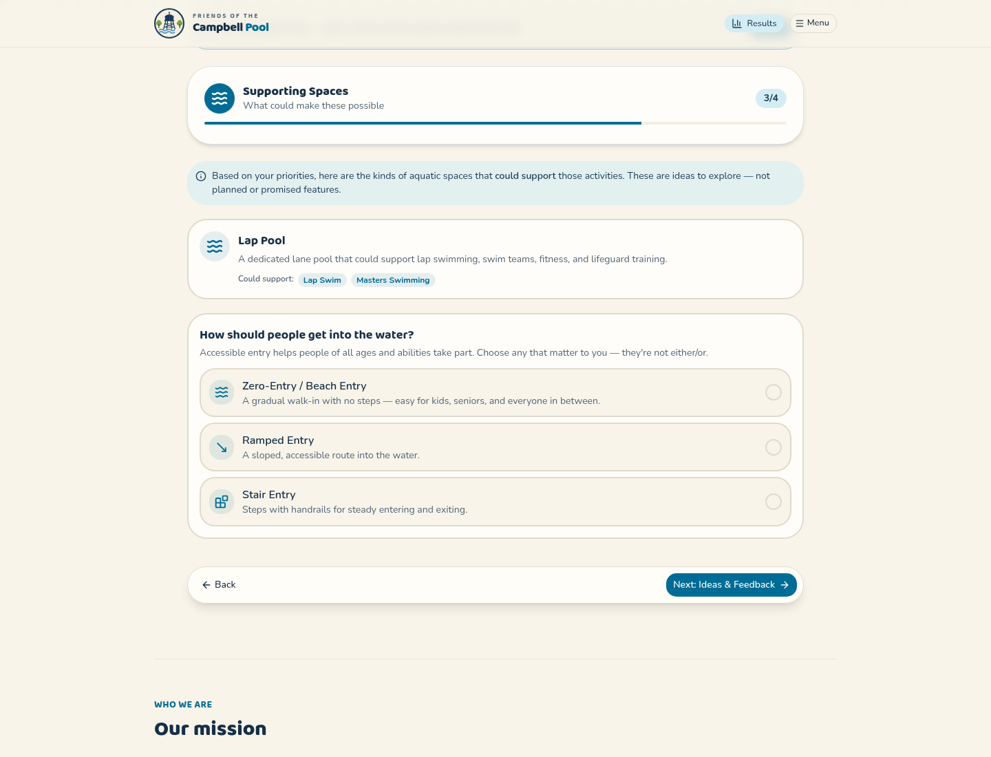 Design the Pool interface
